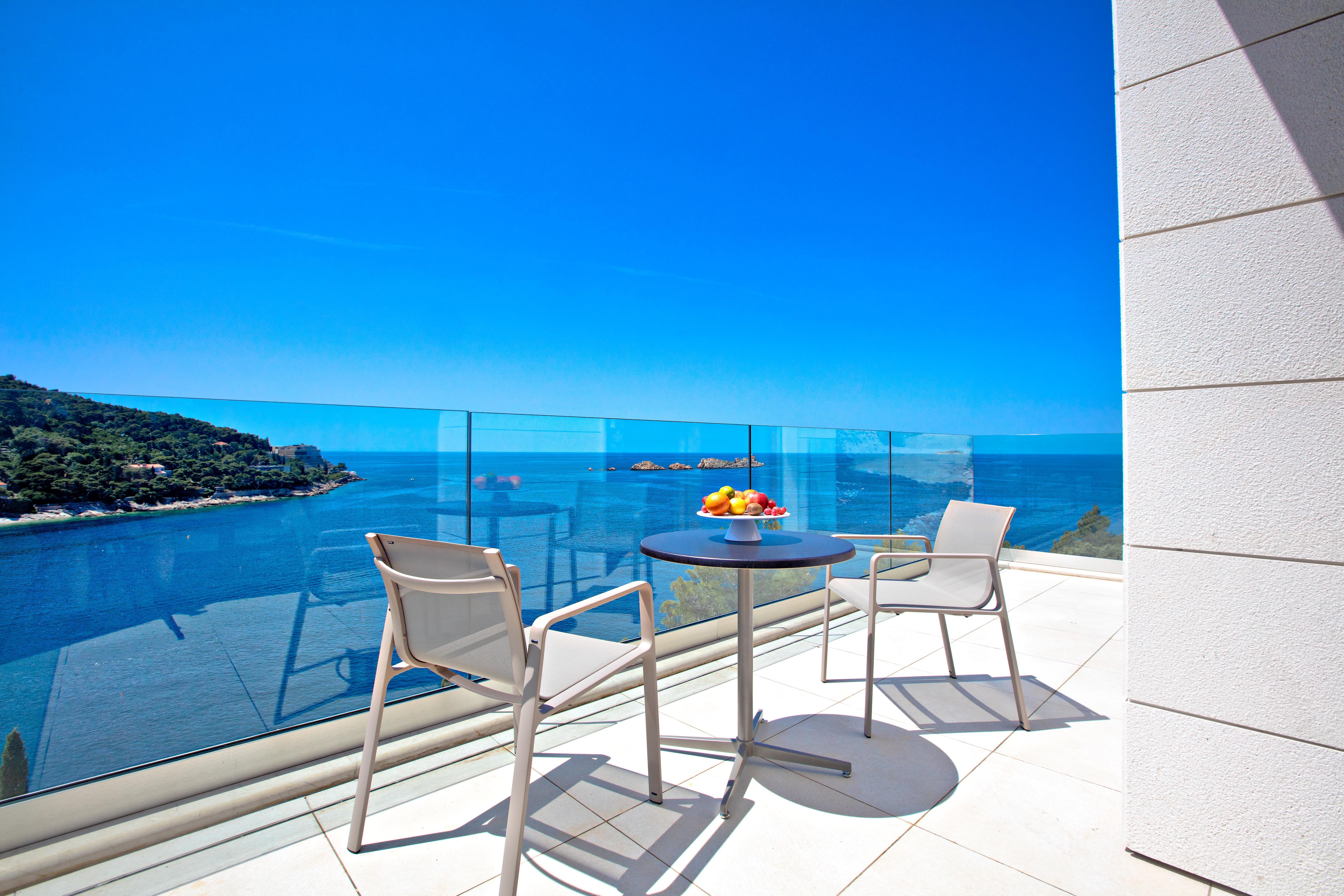 Hotel More (Adults Only) Dubrovnik Luaran gambar A balcony
