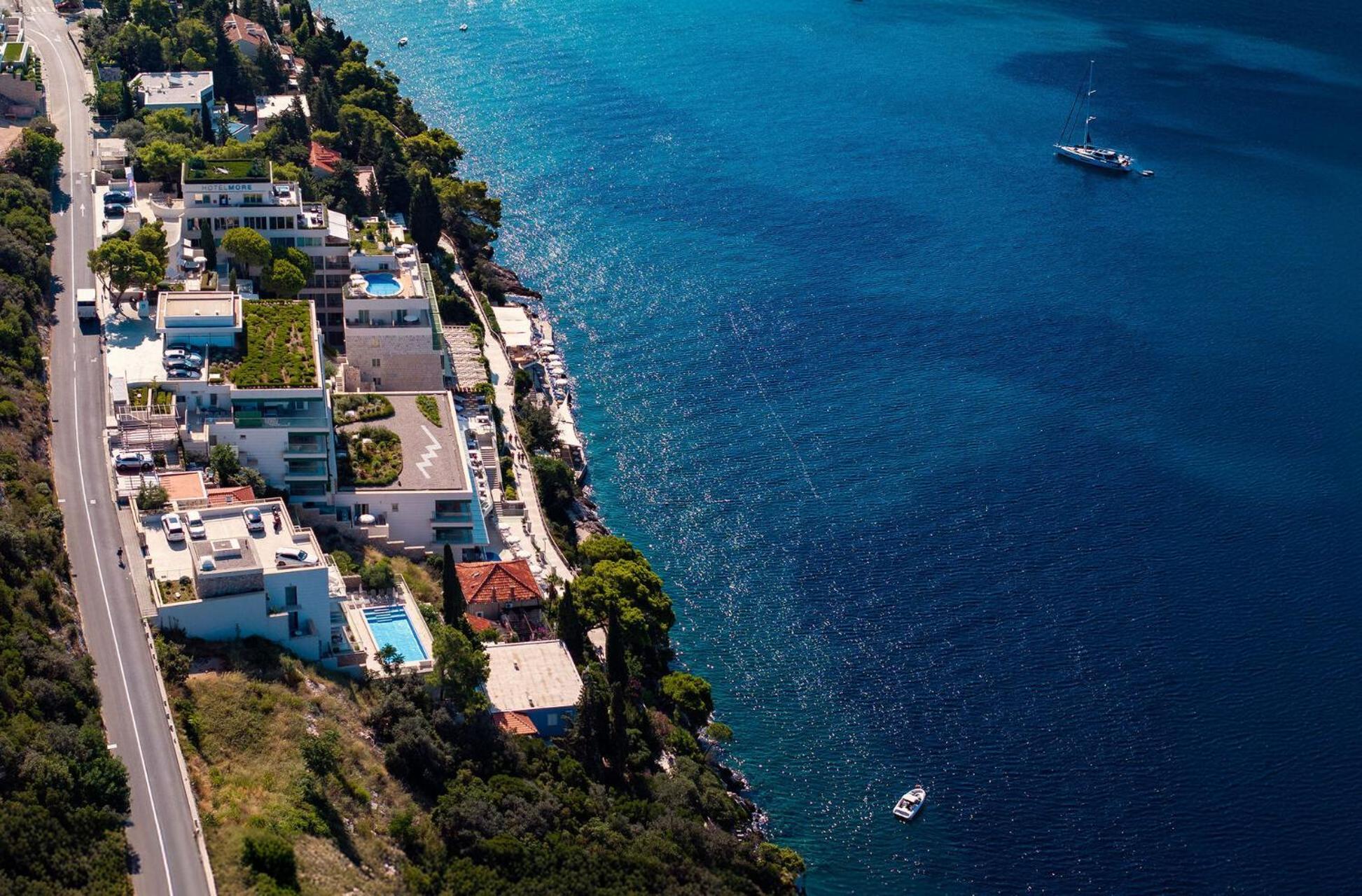 Hotel More (Adults Only) Dubrovnik Luaran gambar Aerial view of the village