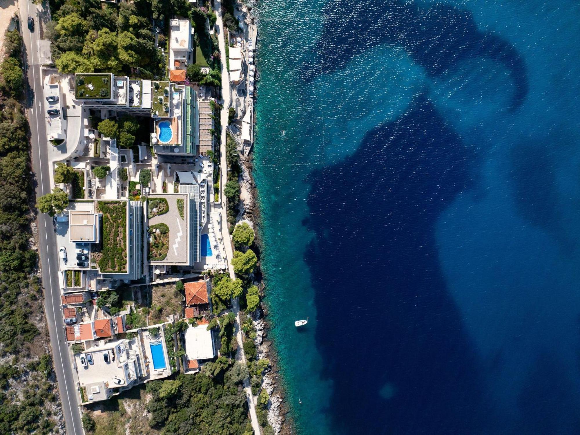 Hotel More (Adults Only) Dubrovnik Luaran gambar Aerial view of the hotel